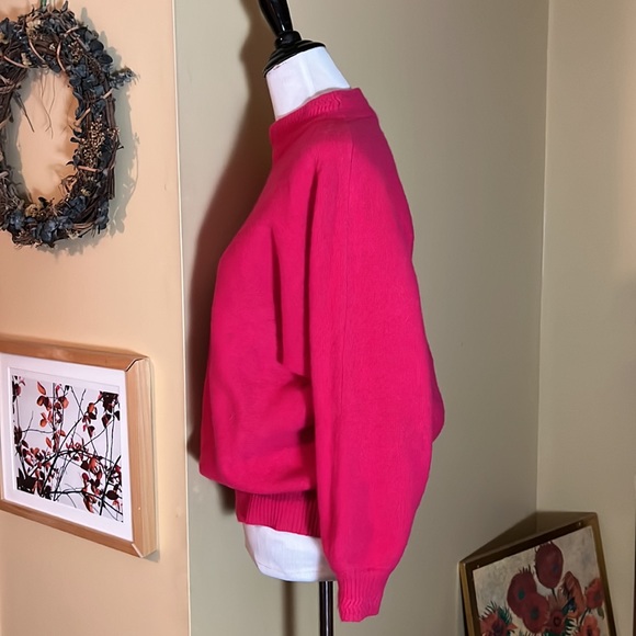 Vintage 60s APOSTROPHE Size Medium Puilovrt Lambswool Angota Batwing Sweater - Picture 6 of 10